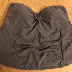 Old Navy grey tankini top.